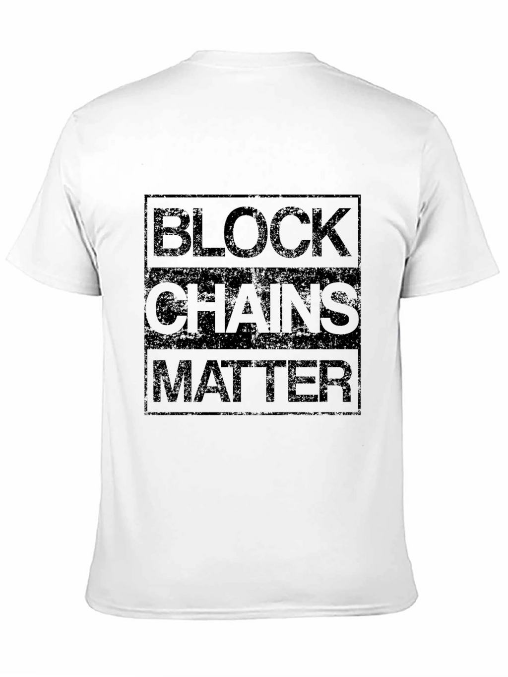 Blockchains Matter Graphic Tee - Black T-Shirt