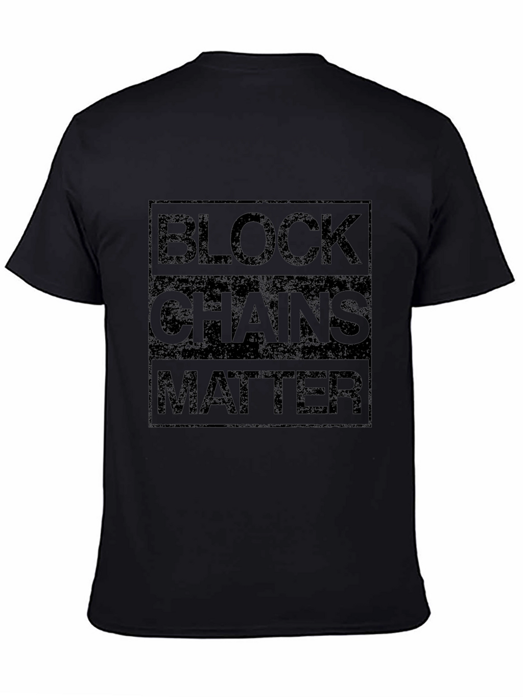 Blockchains Matter Graphic Tee - Black T-Shirt