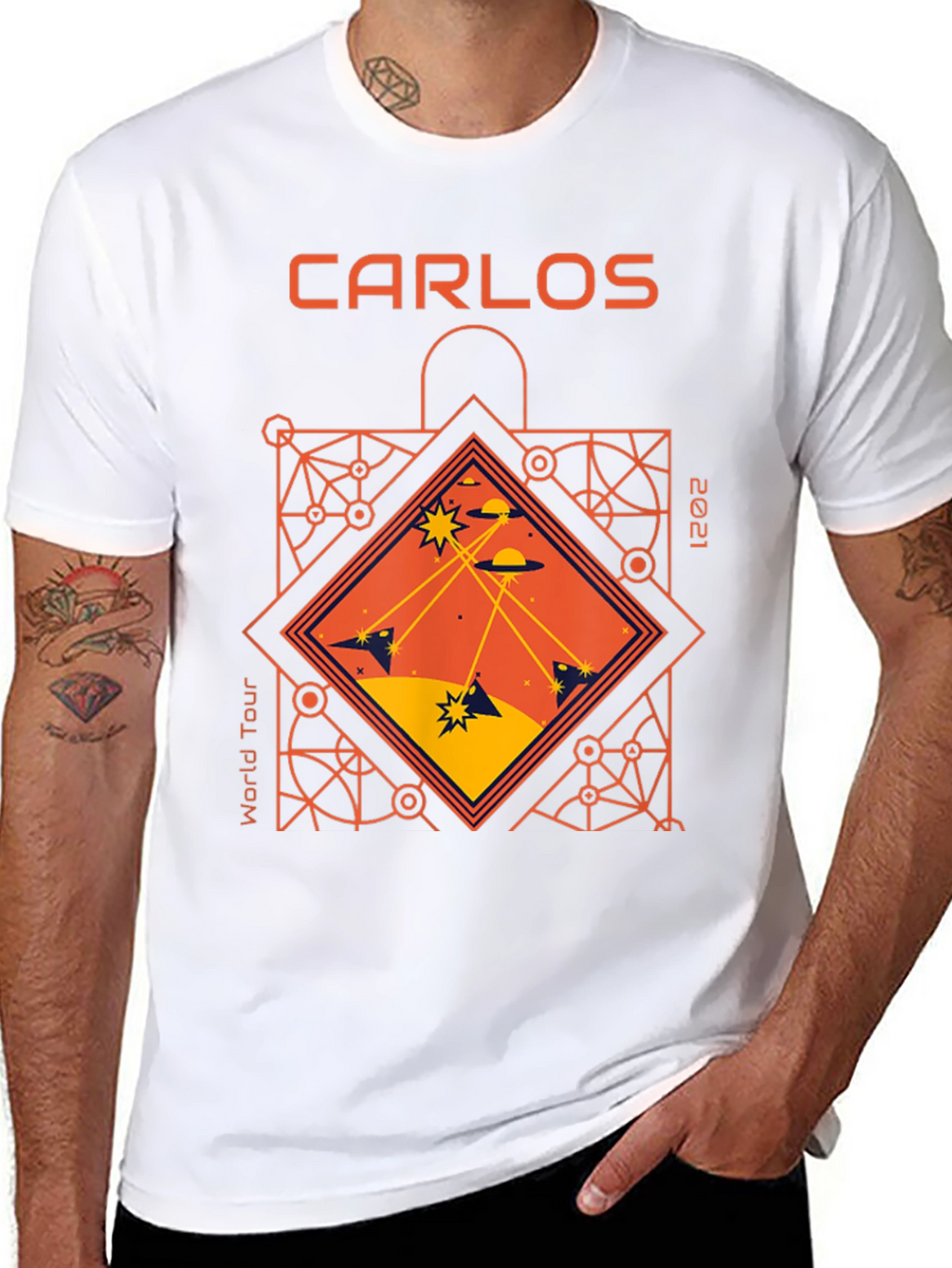 Carlos World Tour 2021 T-Shirt