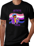 Autistic Genderfluid Pride T-Shirt