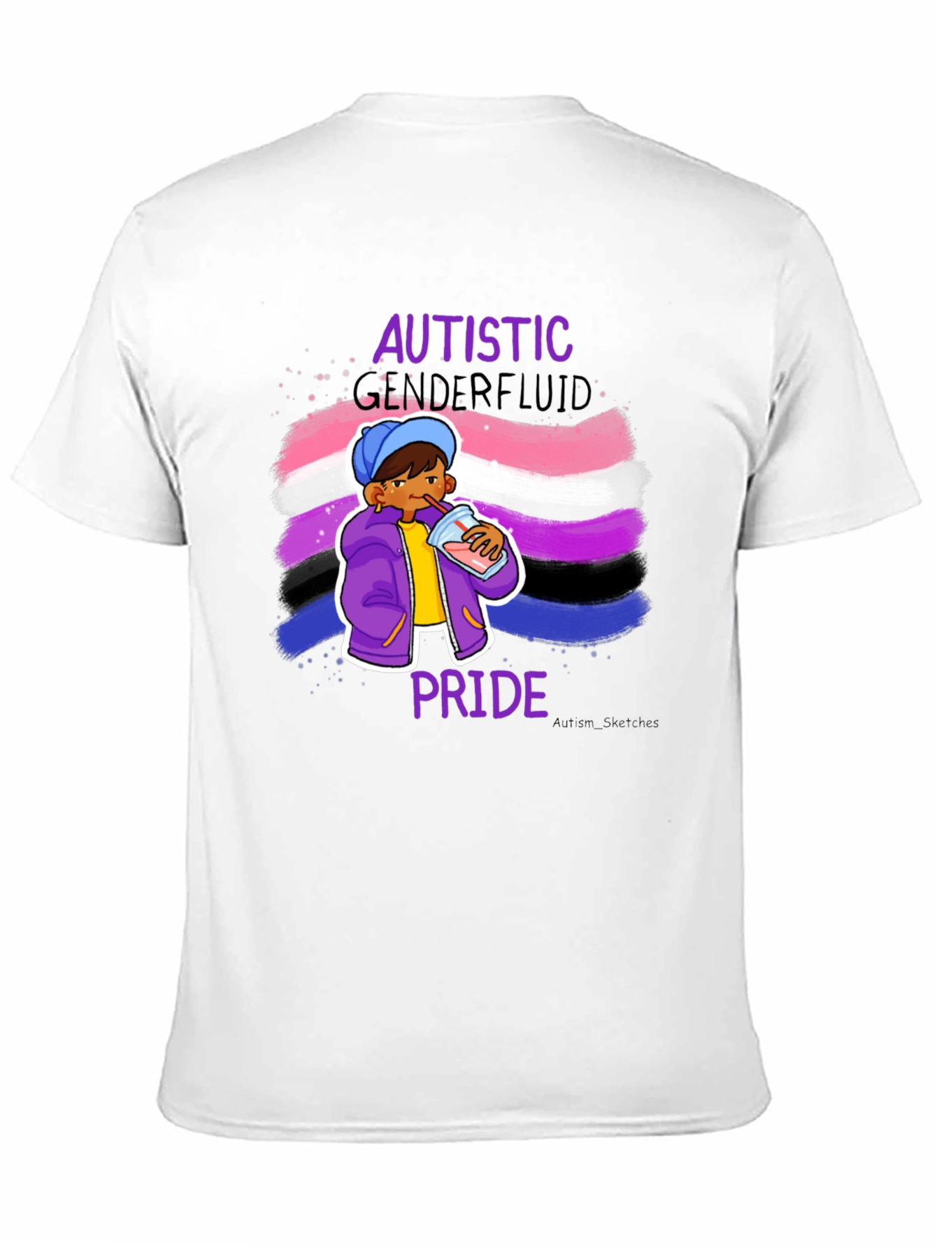Autistic Genderfluid Pride T-Shirt