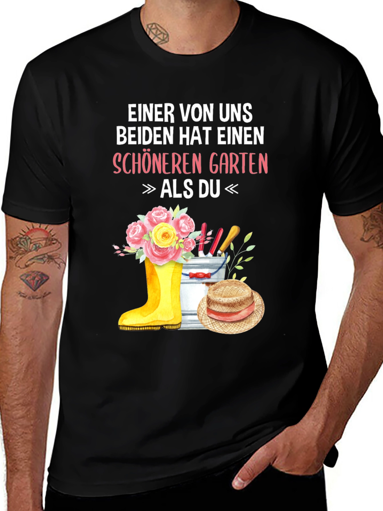 Gardener T-Shirt - One of Us Has A Nicer Garden