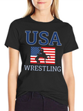 USA Wrestling Patriotic T-Shirt