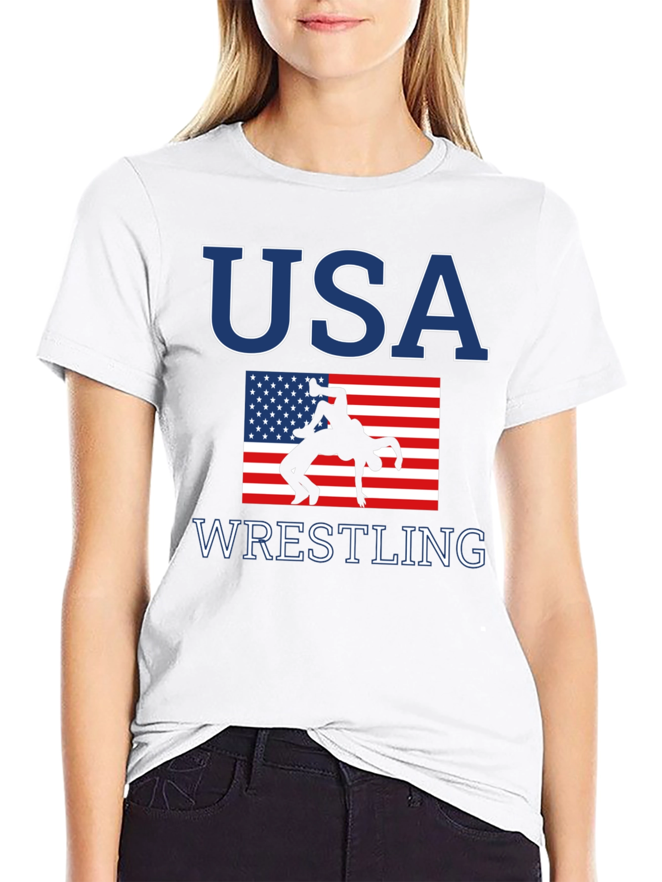 USA Wrestling Patriotic T-Shirt