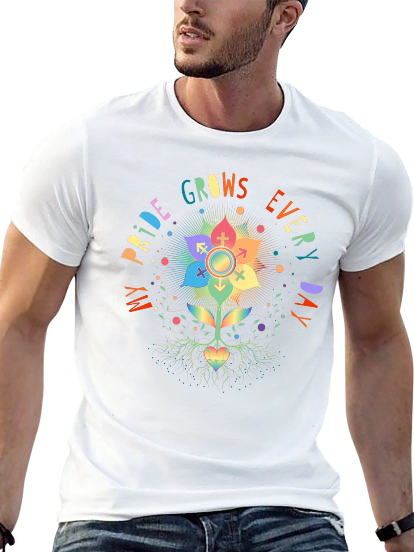 Pride Grows Everyday LGBTQ+ T-Shirt
