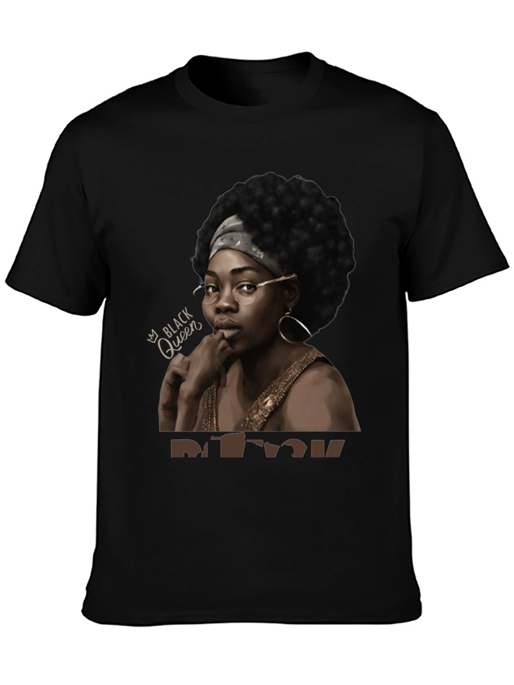 Black Queen Graphic Tee - Stylish Unisex T-Shirt