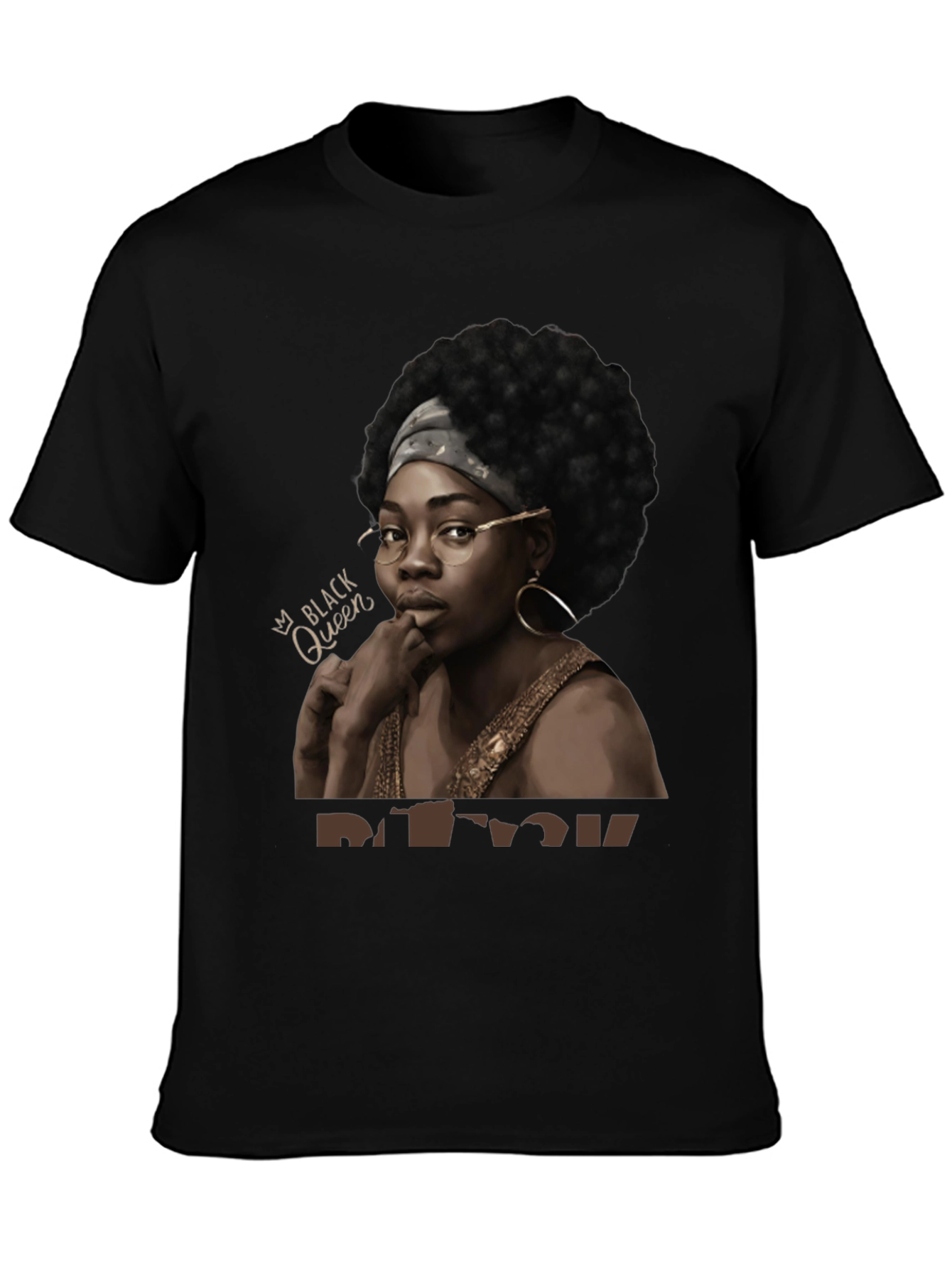 Black Queen Graphic Tee - Stylish Unisex T-Shirt