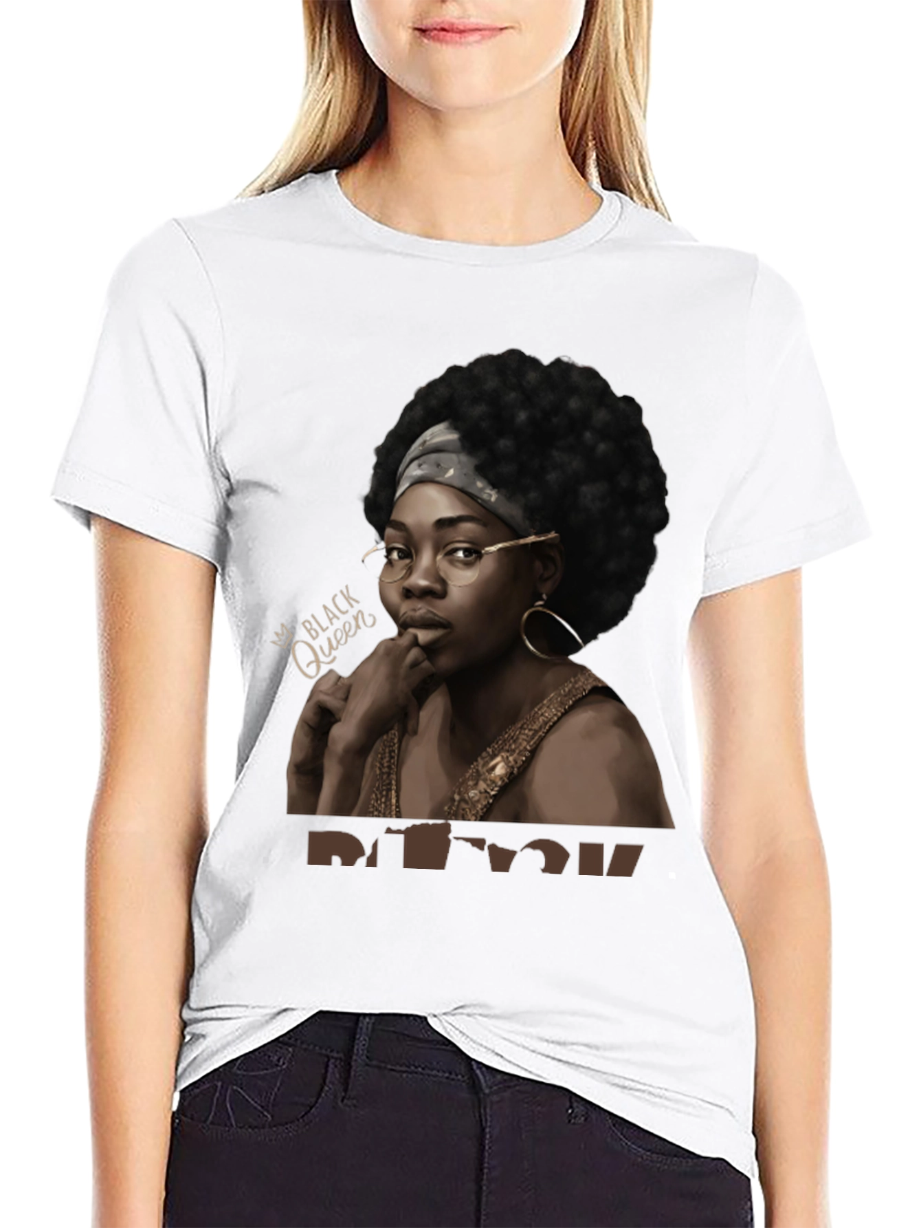 Black Queen Graphic Tee - Stylish Unisex T-Shirt