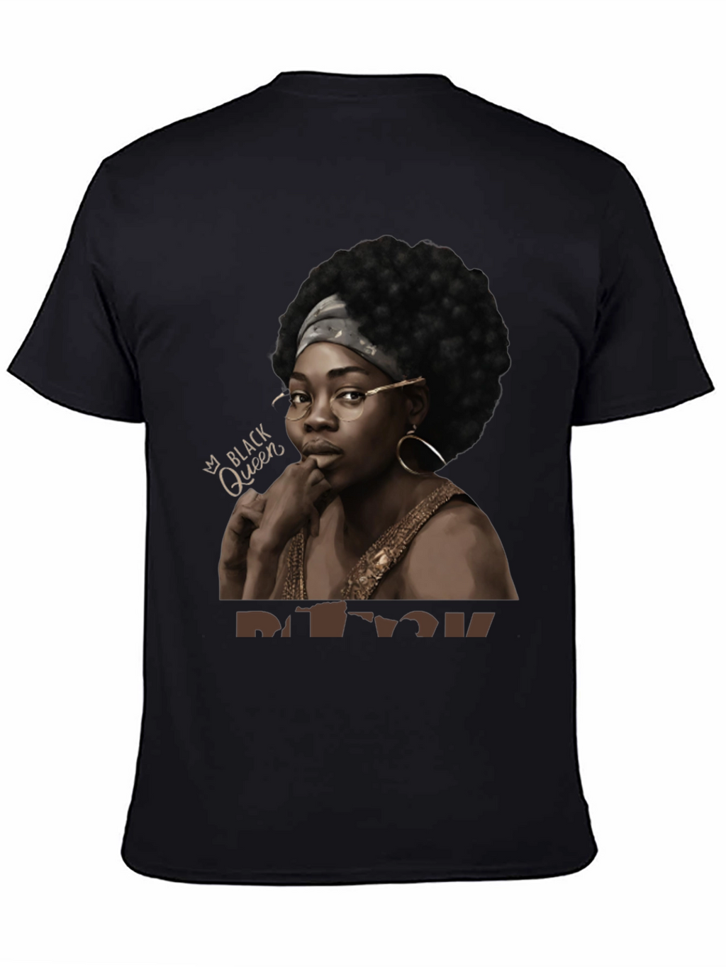 Black Queen Graphic Tee - Stylish Unisex T-Shirt