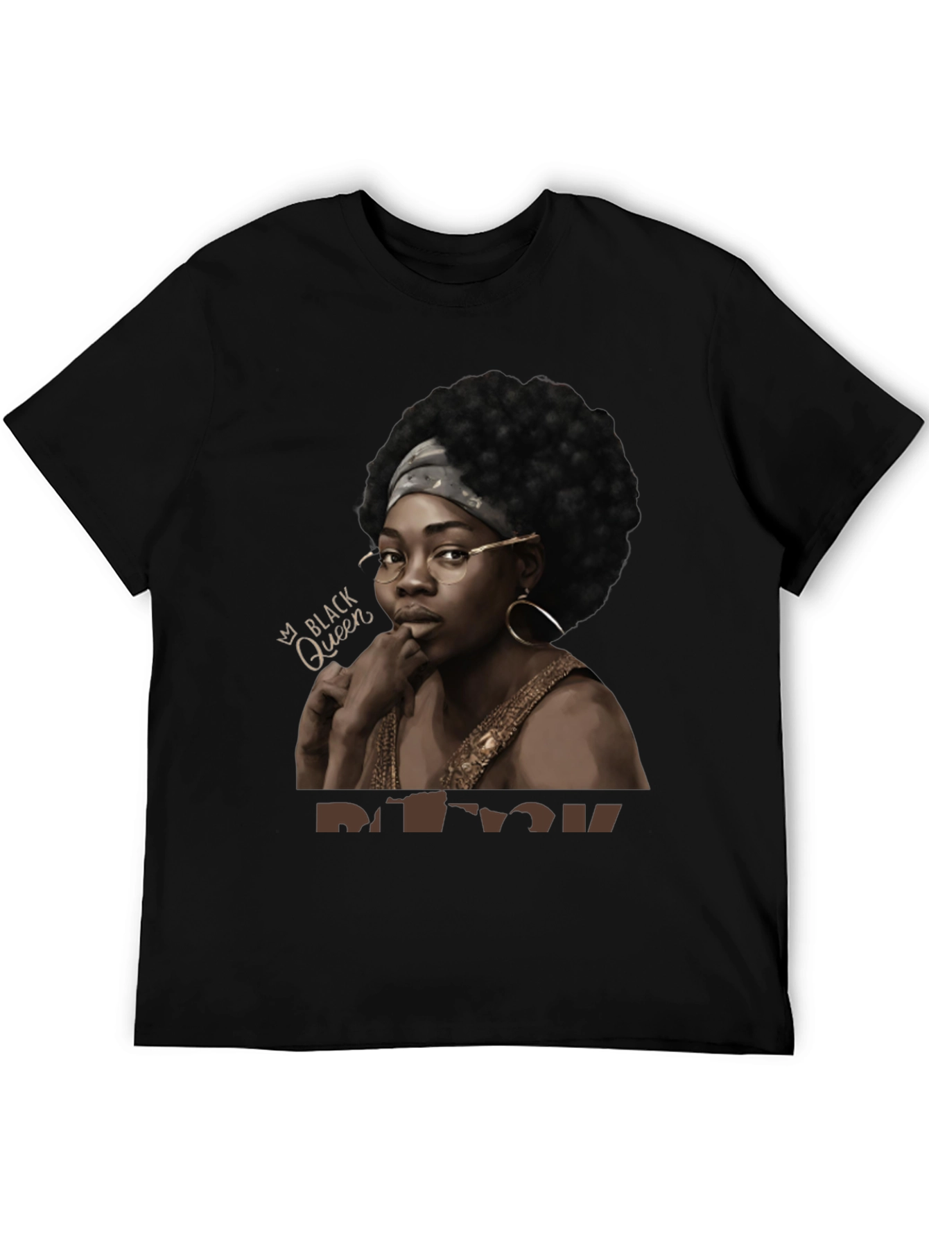 Black Queen Graphic Tee - Stylish Unisex T-Shirt