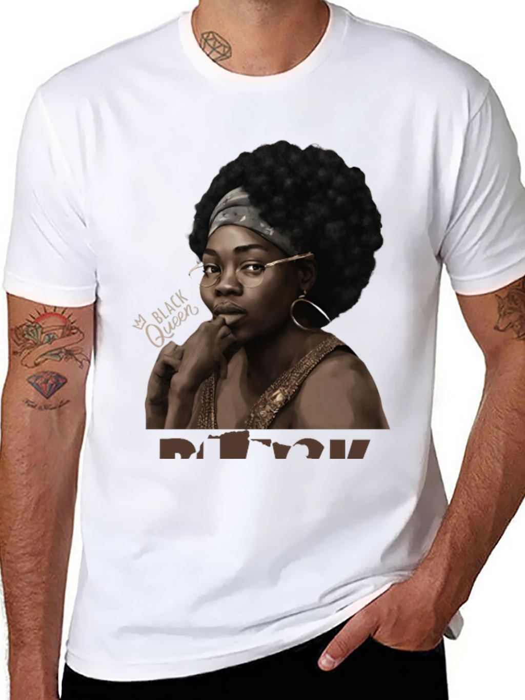Black Queen Graphic Tee - Stylish Unisex T-Shirt