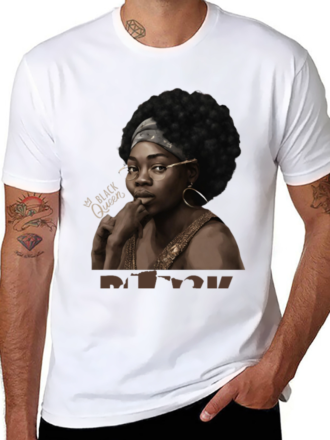 Black Queen Graphic Tee - Stylish Unisex T-Shirt