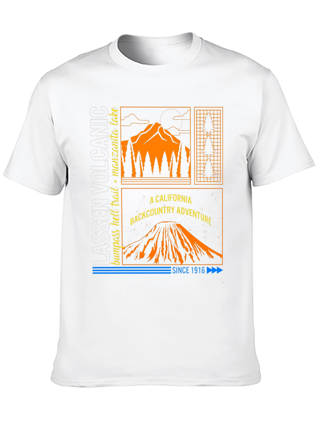 Lassen Volcanic Backcountry Adventure T-Shirt