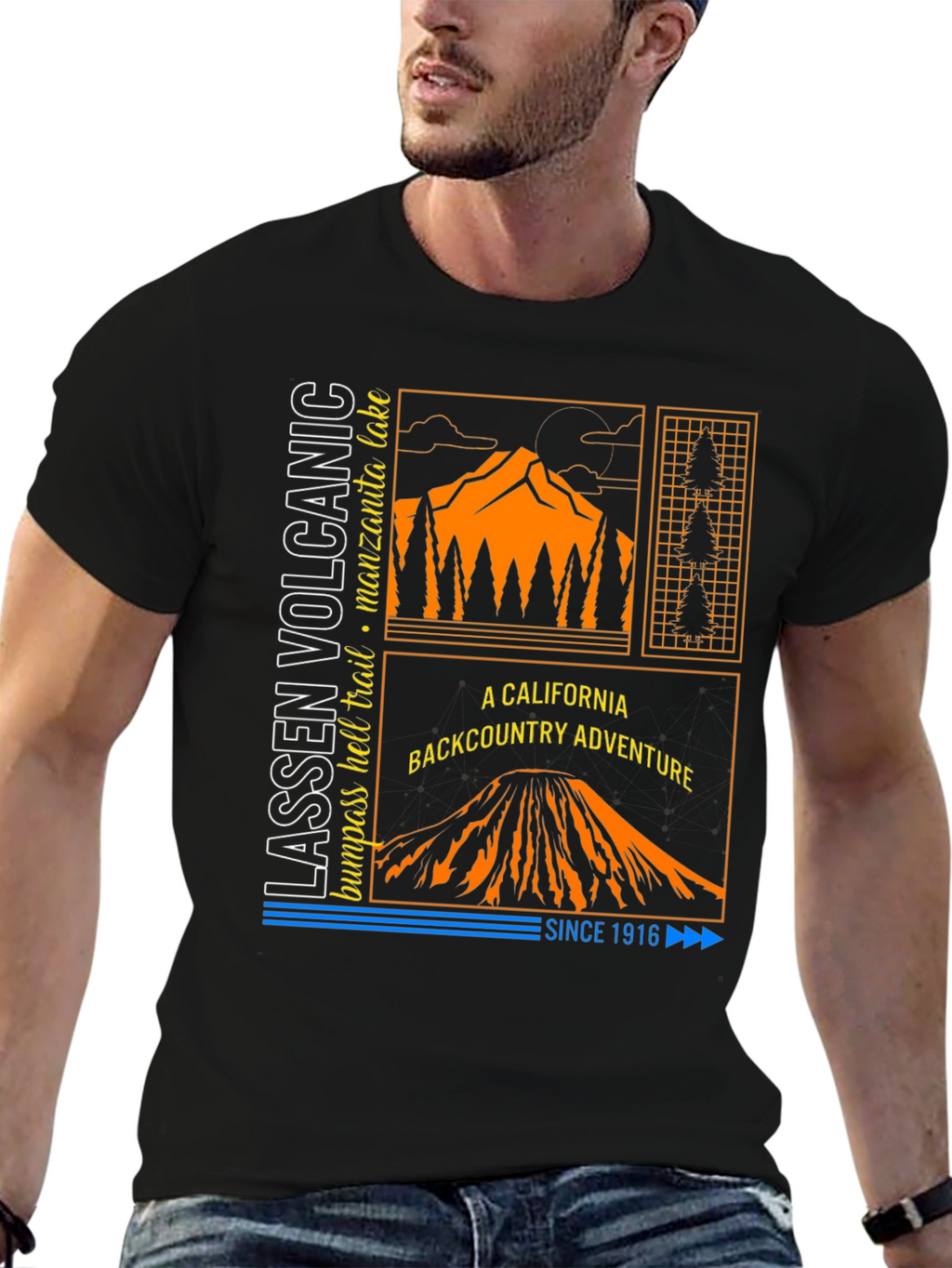 Lassen Volcanic Backcountry Adventure T-Shirt