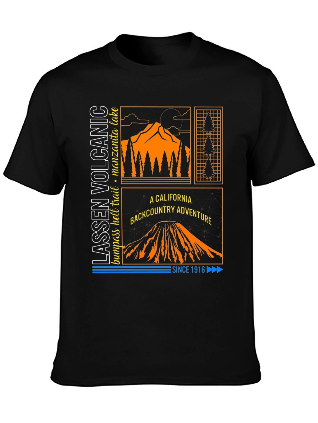 Lassen Volcanic Backcountry Adventure T-Shirt