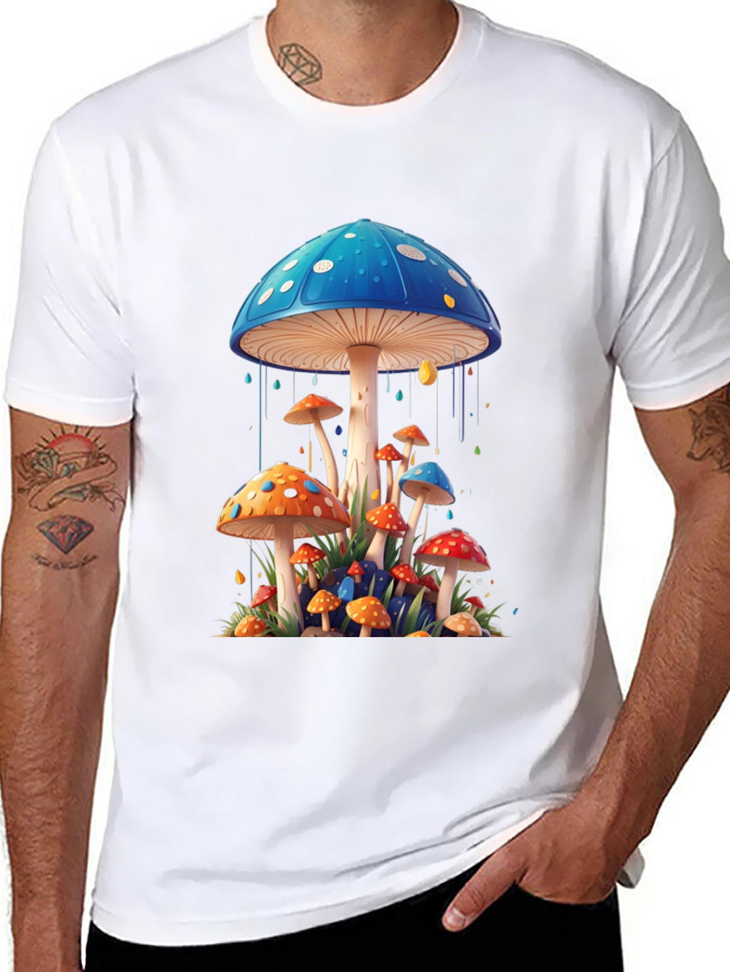 Mushroom Graphic T-Shirt - Unique Fungi Design