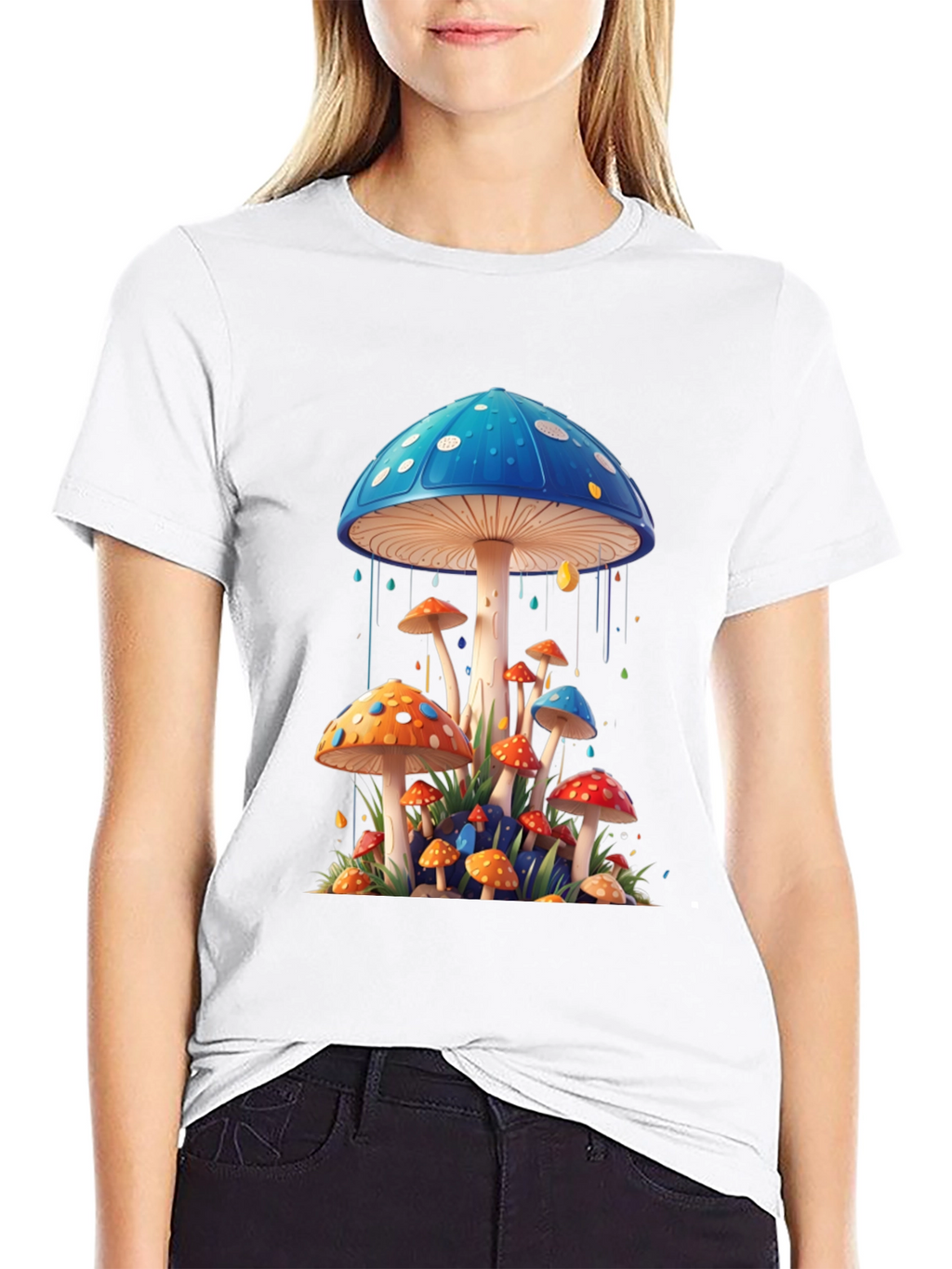 Mushroom Graphic T-Shirt - Unique Fungi Design