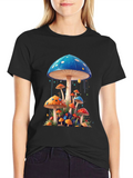 Mushroom Graphic T-Shirt - Unique Fungi Design