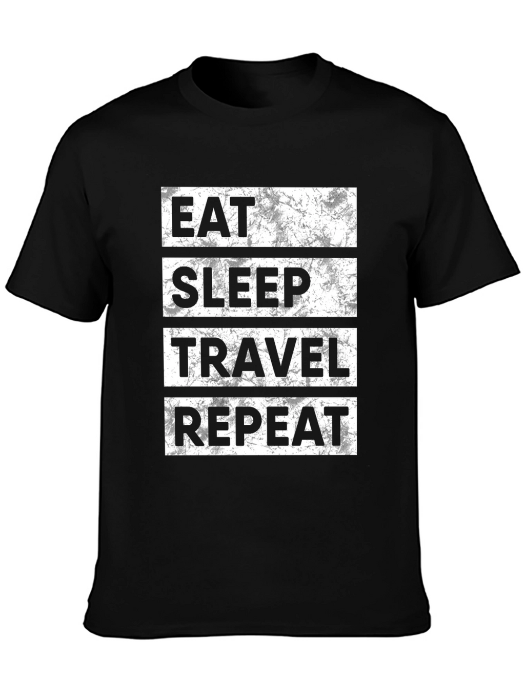 Eat Sleep Travel Repeat Graphic Tee