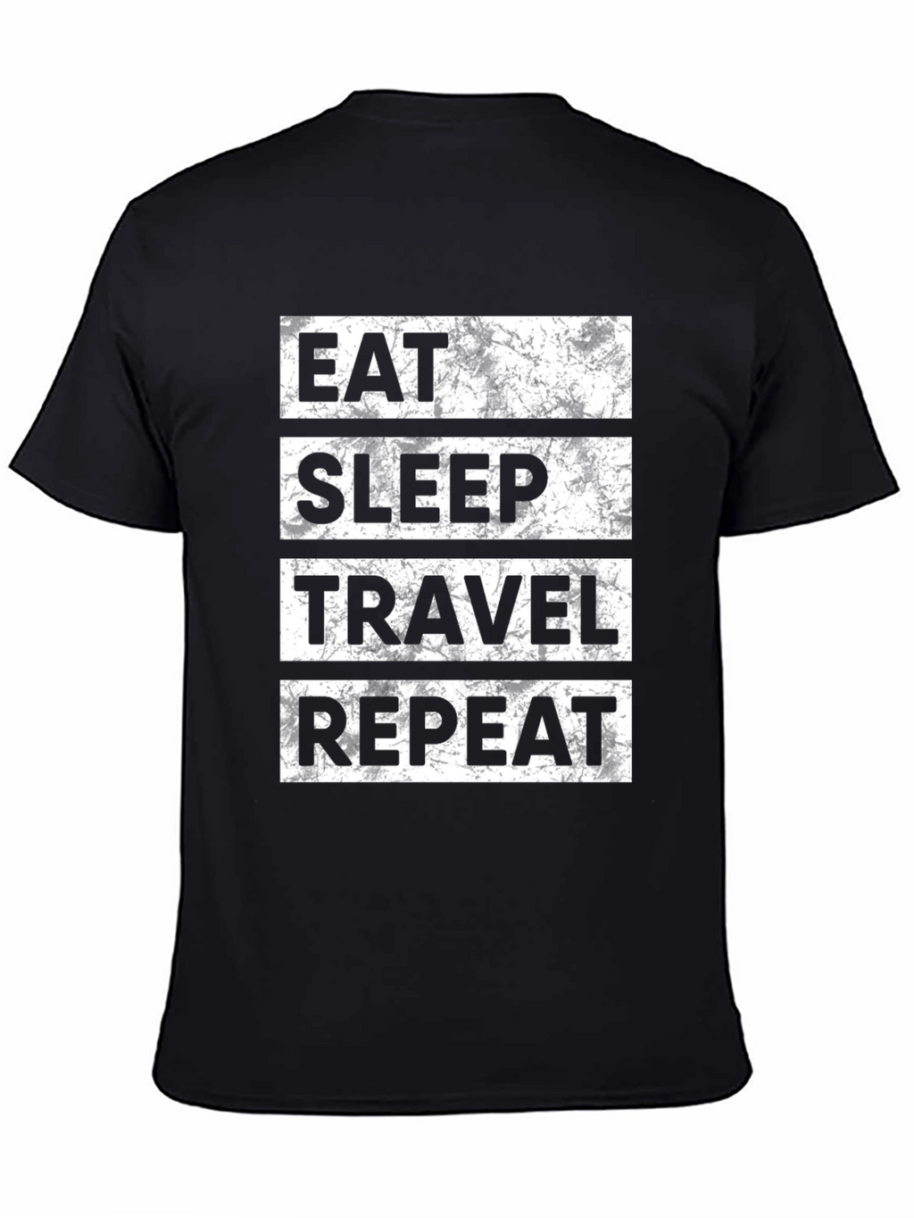 Eat Sleep Travel Repeat Graphic Tee