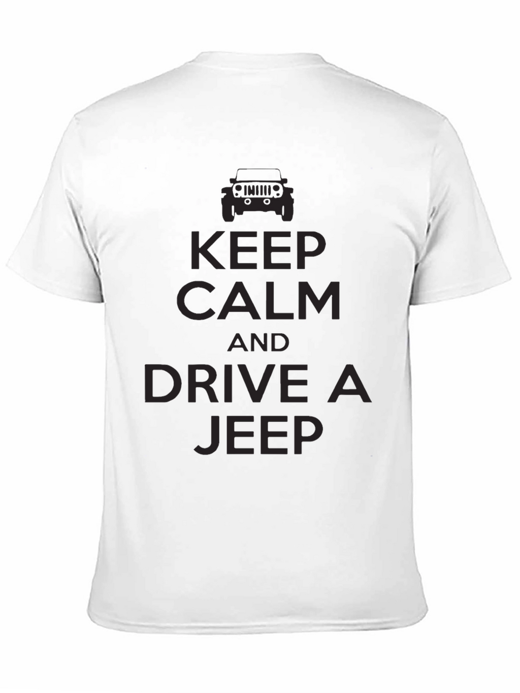 Keep Calm & Drive a Jeep T-Shirt - Black