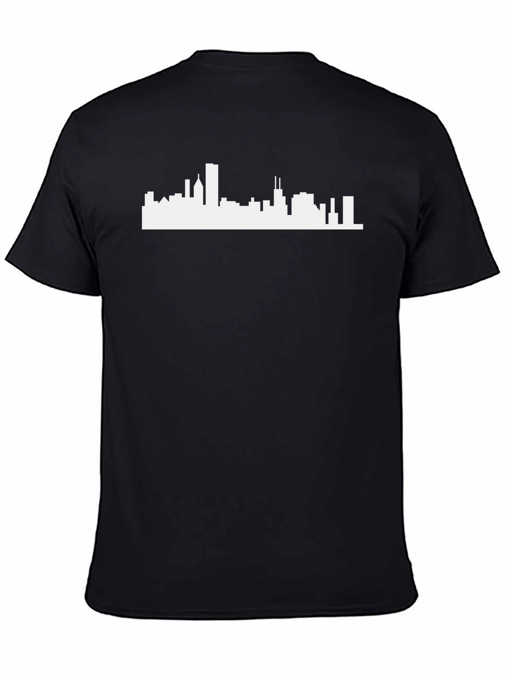 Cityscape Graphic Tee - Modern Black T-Shirt