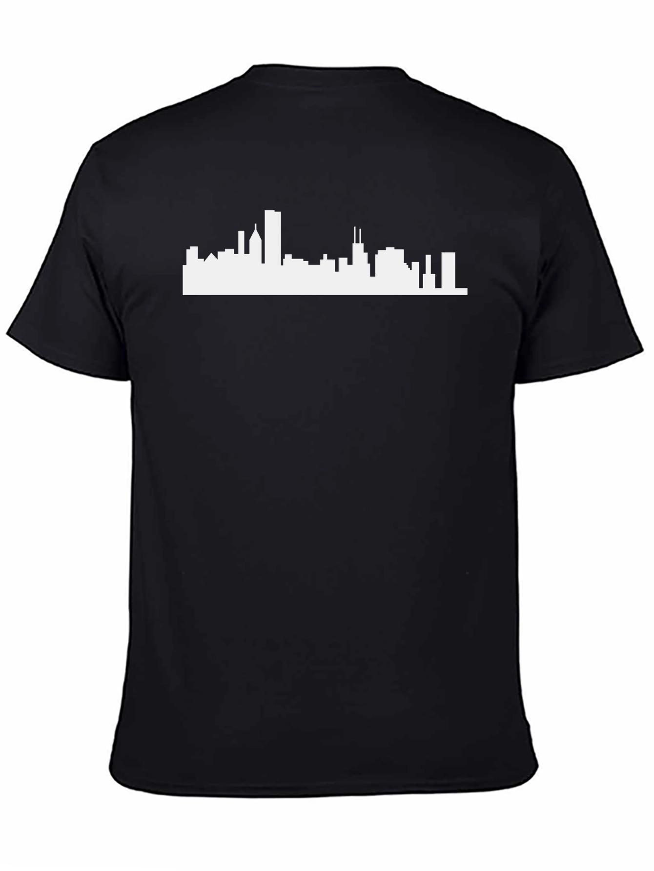 Cityscape Graphic Tee - Modern Black T-Shirt