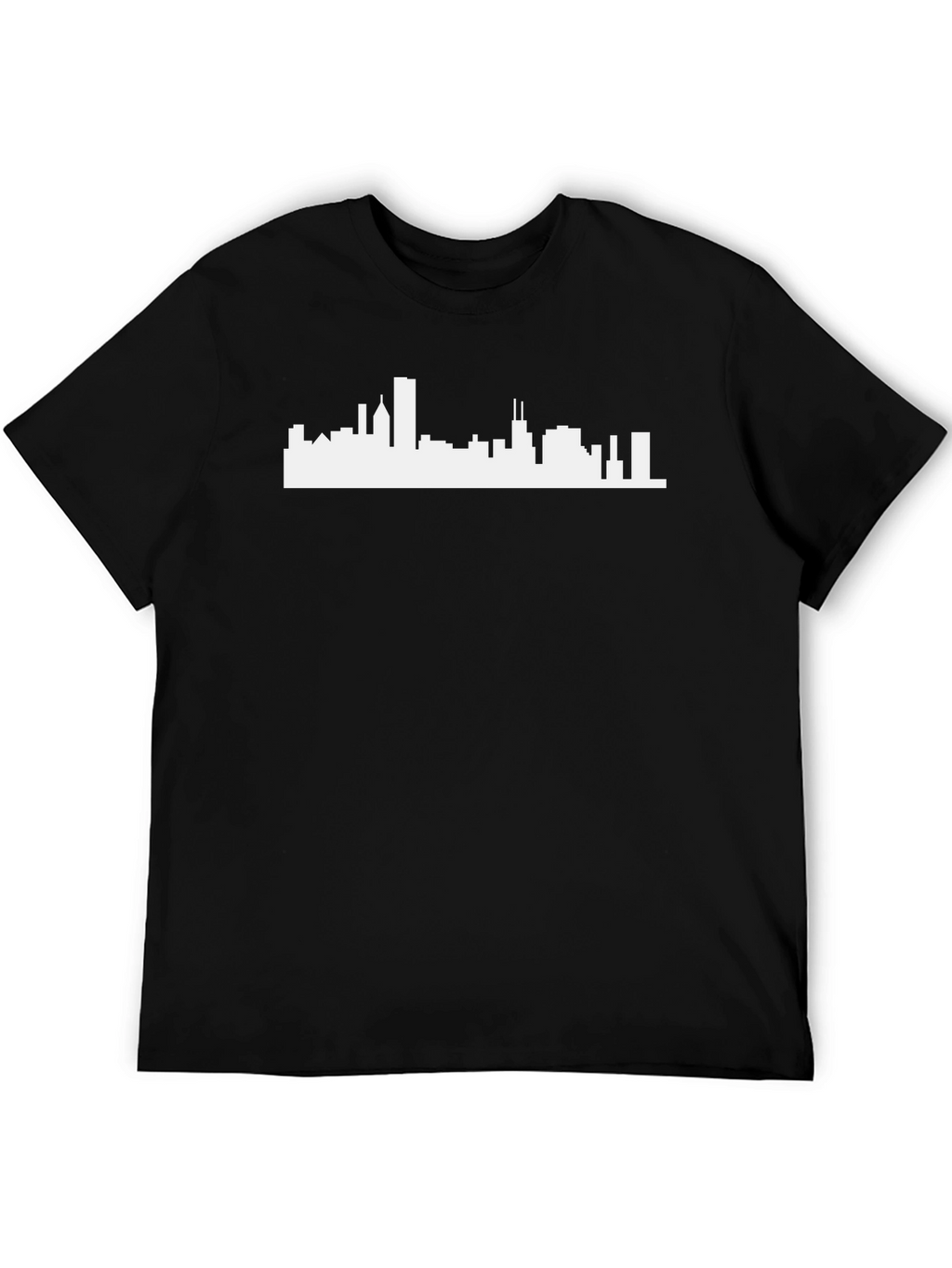 Cityscape Graphic Tee - Modern Black T-Shirt