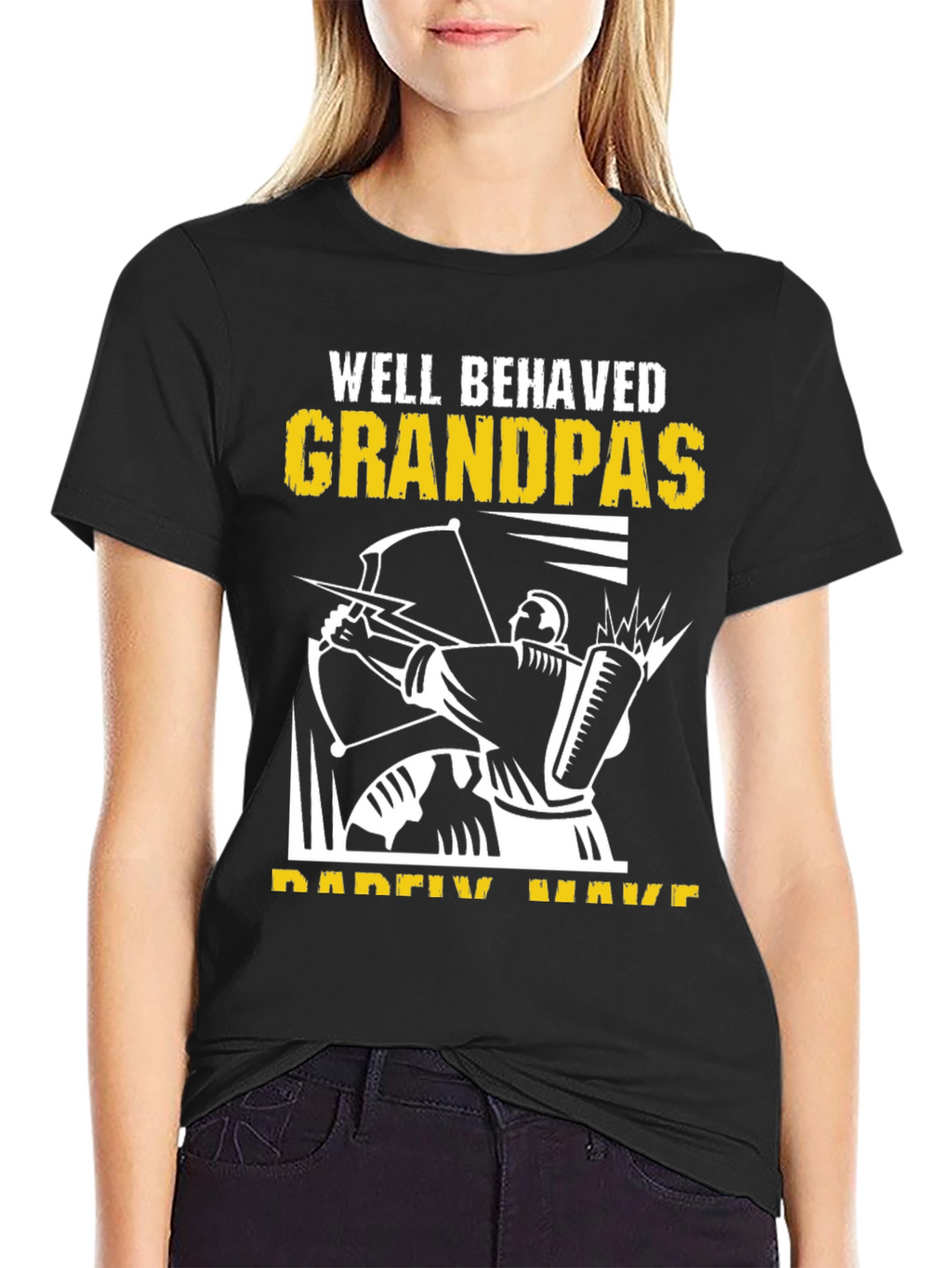 Well Behaved Grandpas Archery T-Shirt