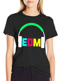 EDM Headphones Graphic Tee