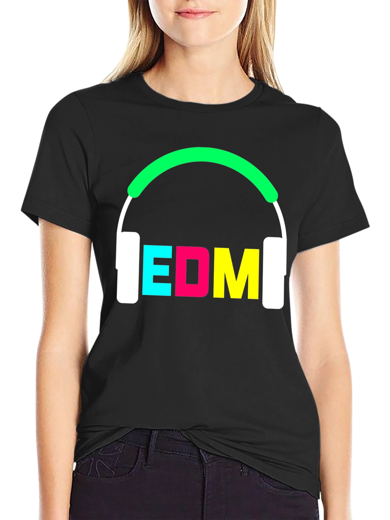 EDM Headphones Graphic Tee
