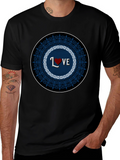 Love Mandala Black T-Shirt