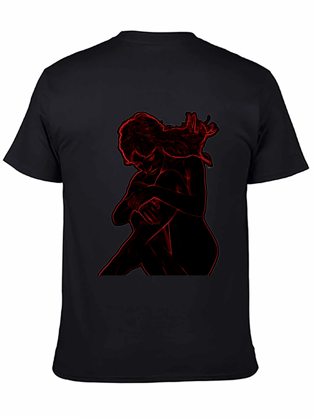 Contour Graphic Black T-Shirt