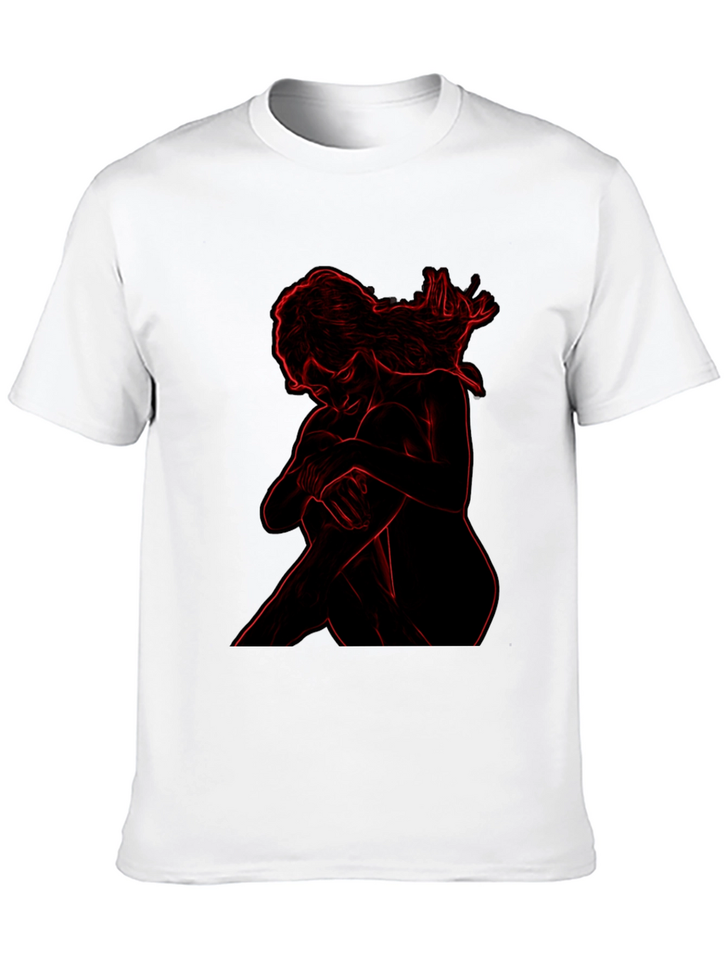 Contour Graphic Black T-Shirt