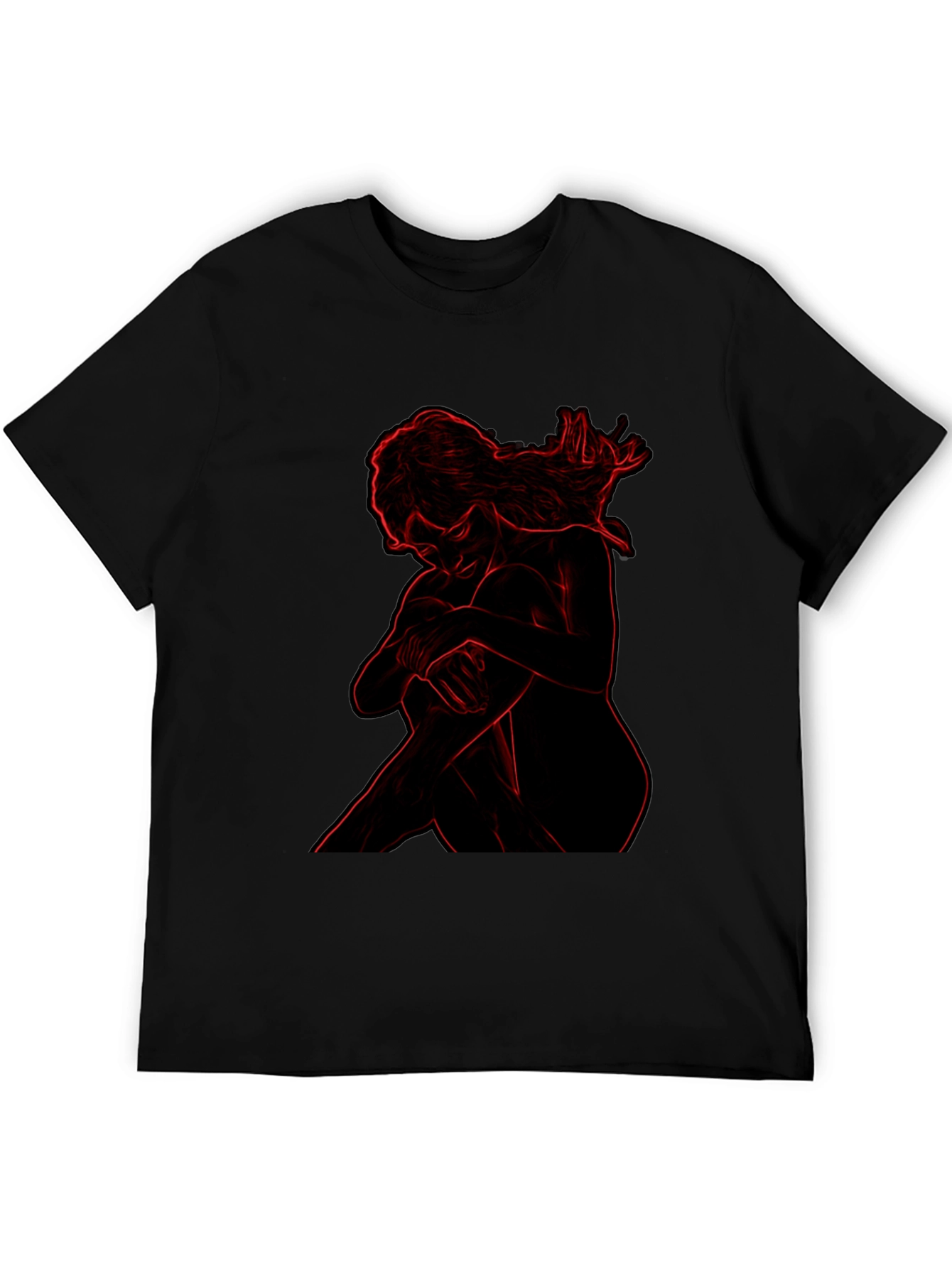 Contour Graphic Black T-Shirt