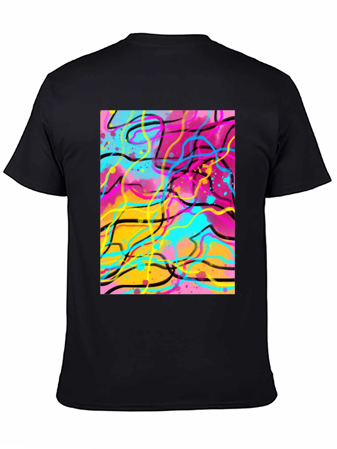 Abstract Art Tee - Vibrant Graphic Design