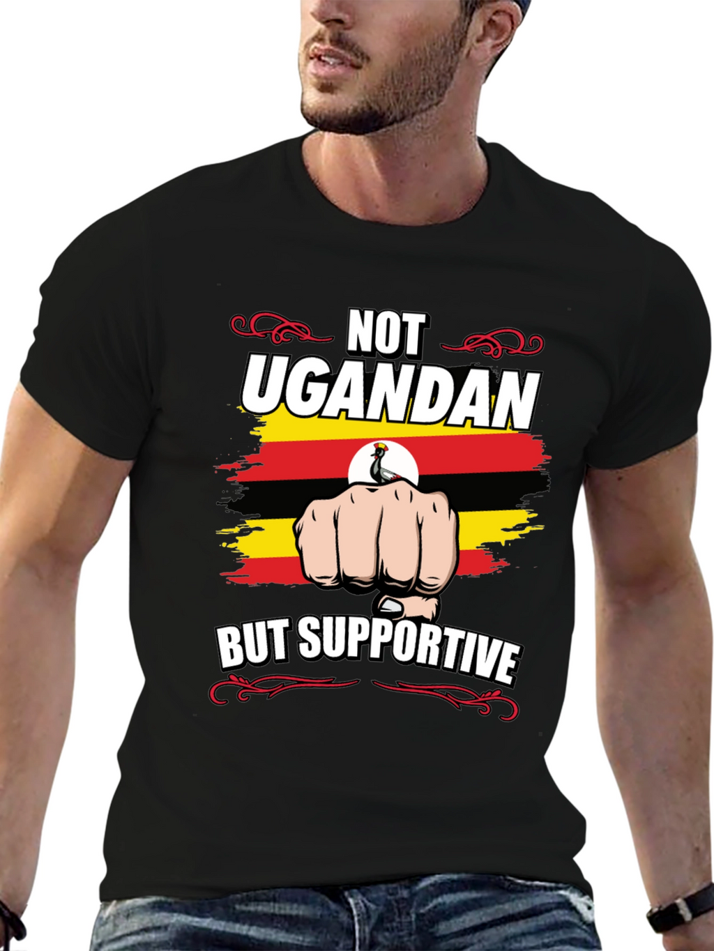 Not Ugandan But Supportive T-Shirt