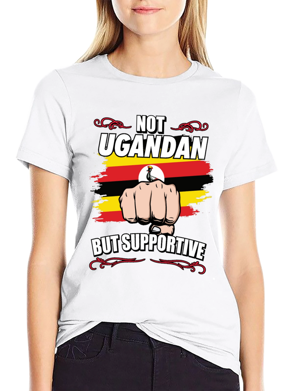 Not Ugandan But Supportive T-Shirt