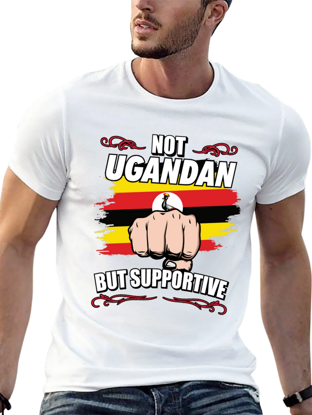 Not Ugandan But Supportive T-Shirt