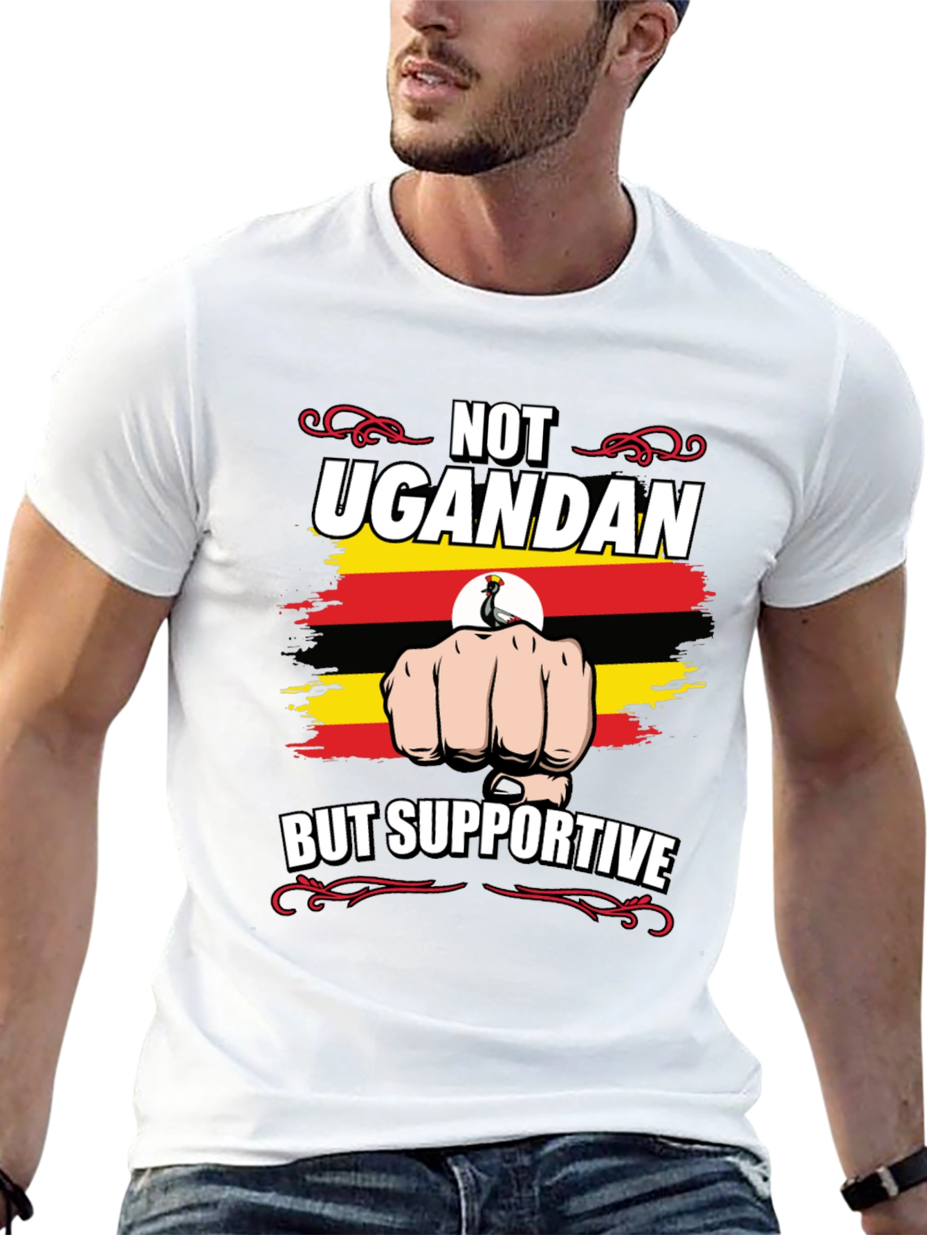 Not Ugandan But Supportive T-Shirt