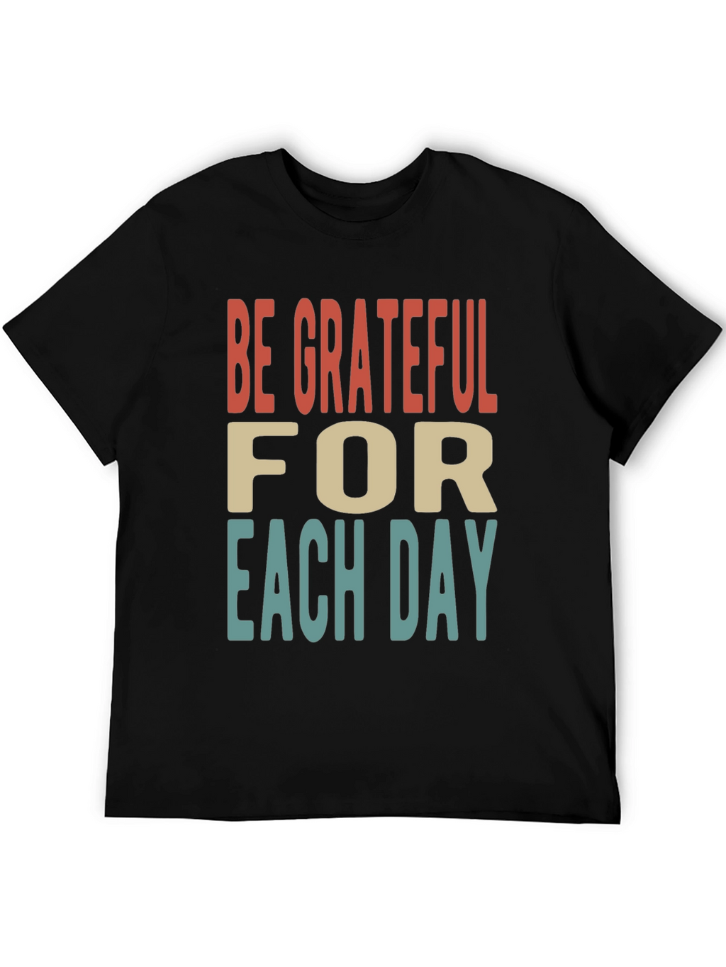 Be Grateful Graphic T-Shirt - Trendy Retro Style