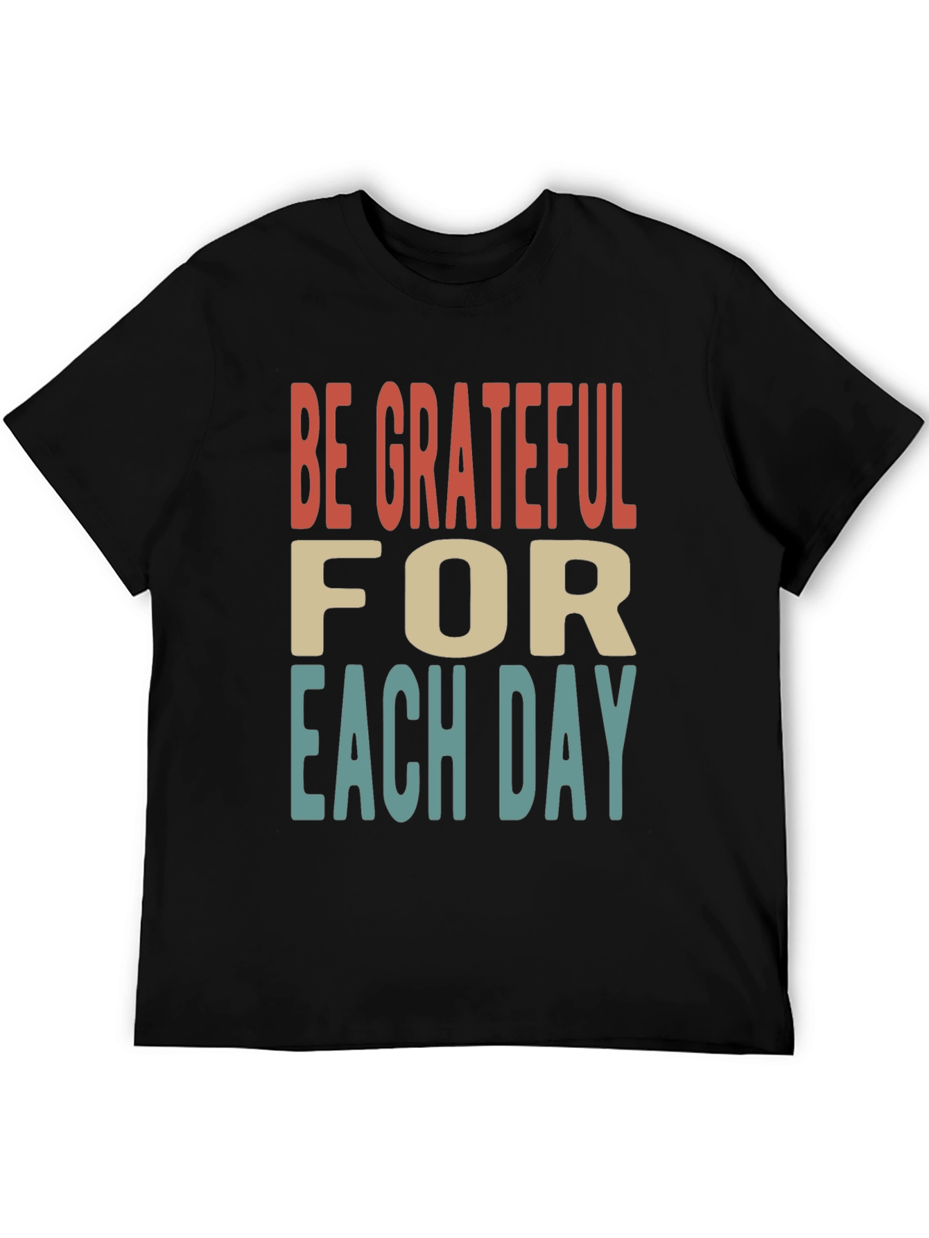 Be Grateful Graphic T-Shirt - Trendy Retro Style