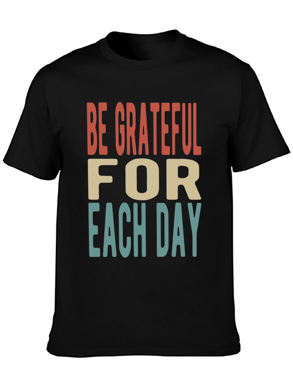 Be Grateful Graphic T-Shirt - Trendy Retro Style