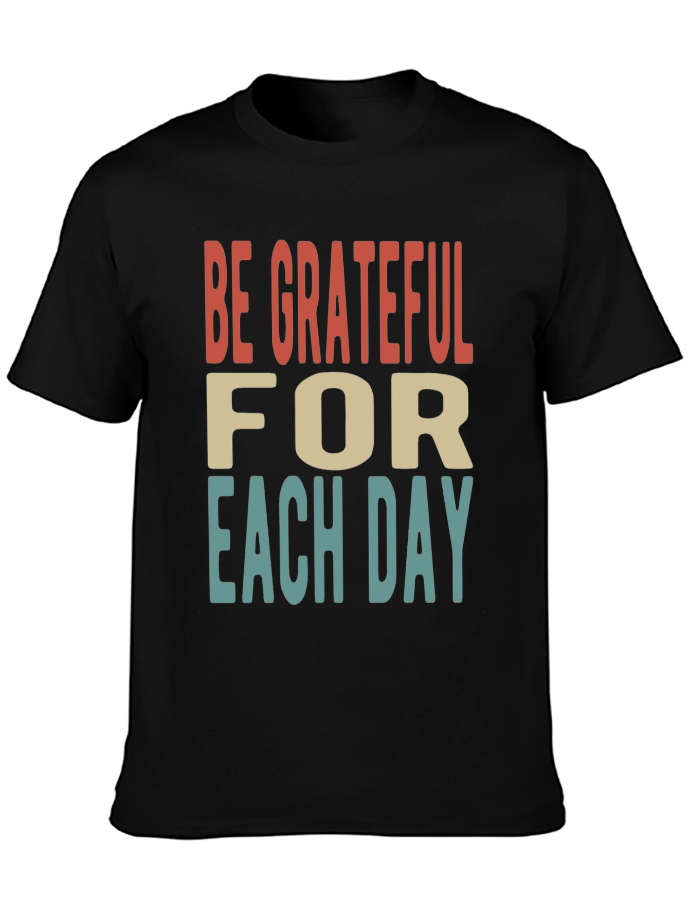 Be Grateful Graphic T-Shirt - Trendy Retro Style
