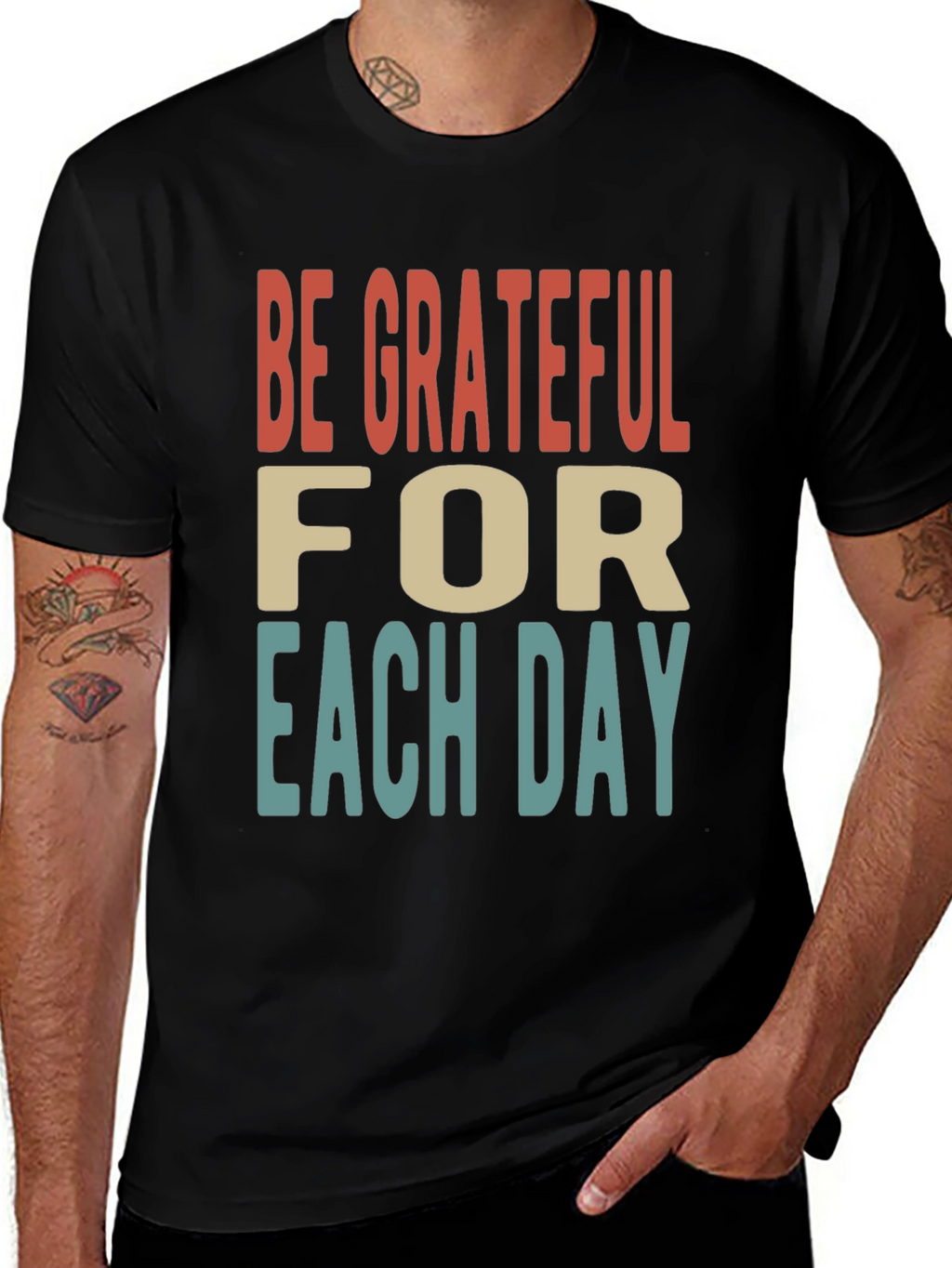Be Grateful Graphic T-Shirt - Trendy Retro Style