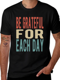 Be Grateful Graphic T-Shirt - Trendy Retro Style