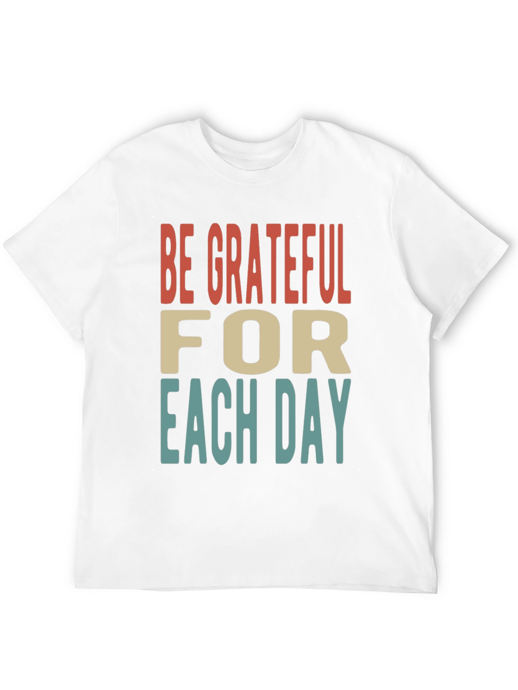 Be Grateful Graphic T-Shirt - Trendy Retro Style