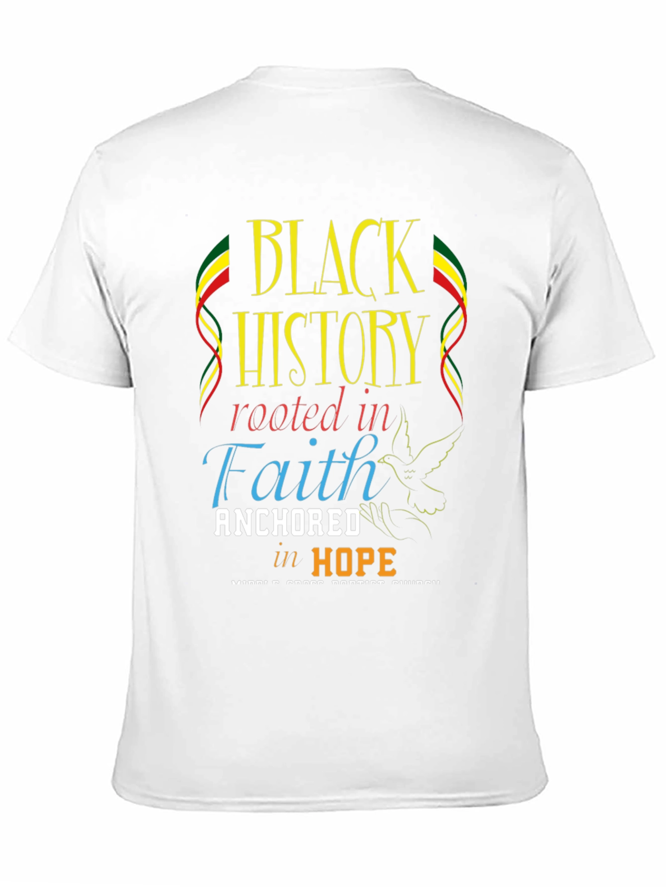 Black History Rooted in Faith T-Shirt