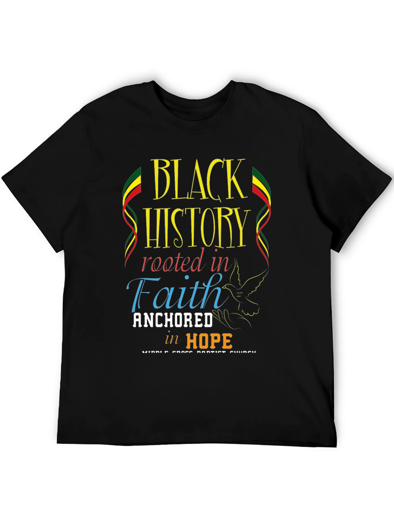 Black History Rooted in Faith T-Shirt