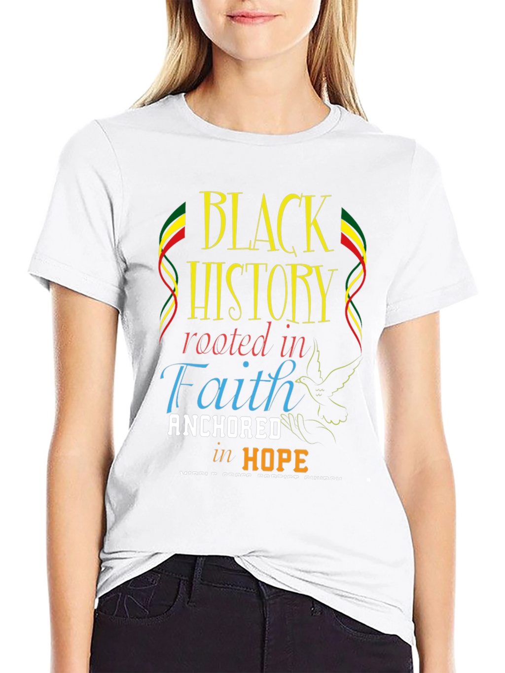 Black History Rooted in Faith T-Shirt
